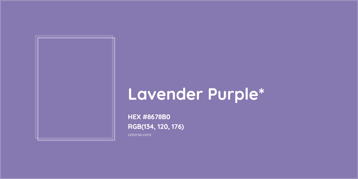 HEX #8678B0 Color Name, Color Code, Palettes, Similar Paints, Images