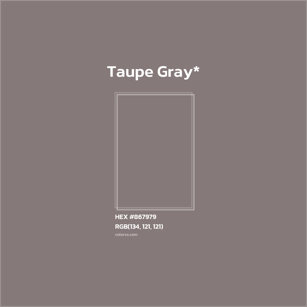 HEX #867979 Color Name, Color Code, Palettes, Similar Paints, Images