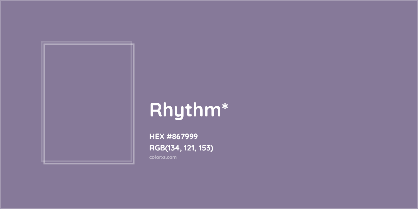 HEX #867999 Color Name, Color Code, Palettes, Similar Paints, Images