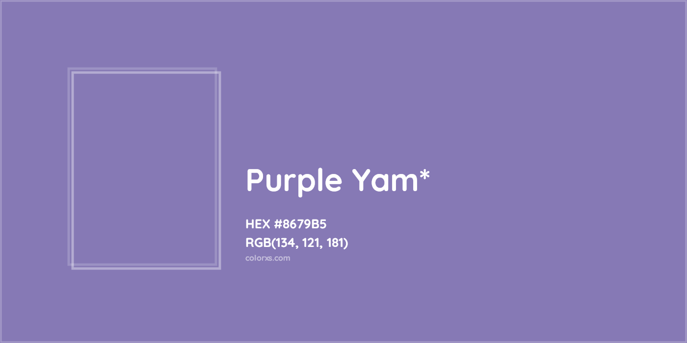 HEX #8679B5 Color Name, Color Code, Palettes, Similar Paints, Images