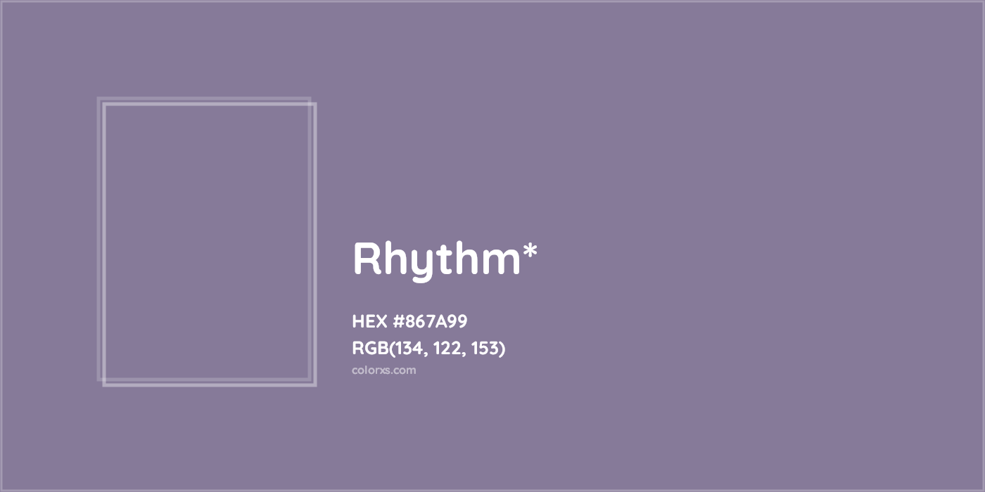 HEX #867A99 Color Name, Color Code, Palettes, Similar Paints, Images