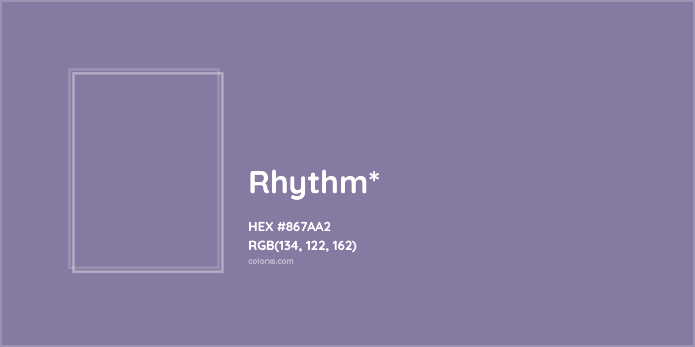 HEX #867AA2 Color Name, Color Code, Palettes, Similar Paints, Images