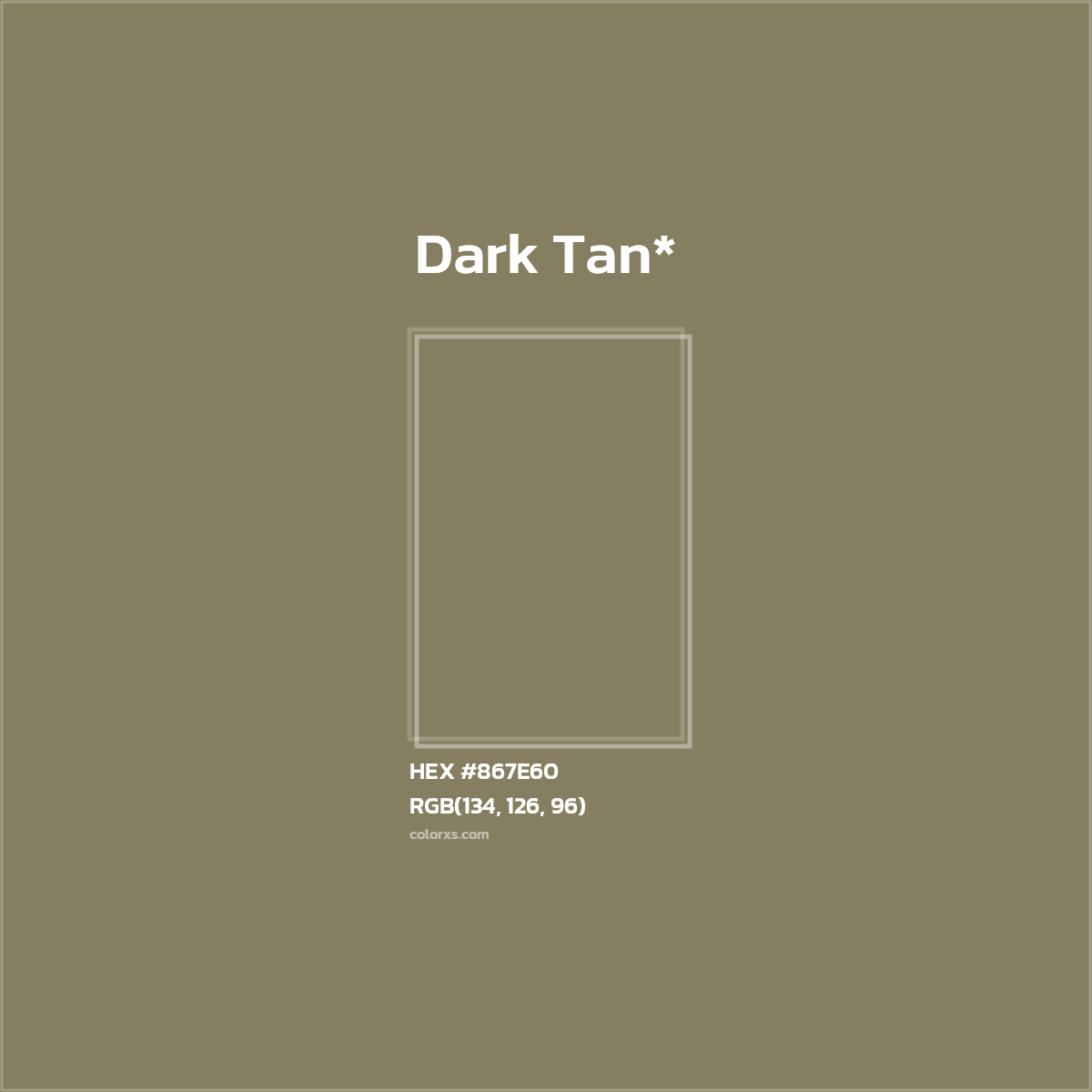 HEX #867E60 Color Name, Color Code, Palettes, Similar Paints, Images