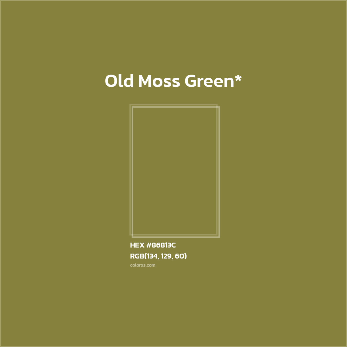 HEX #86813C Color Name, Color Code, Palettes, Similar Paints, Images