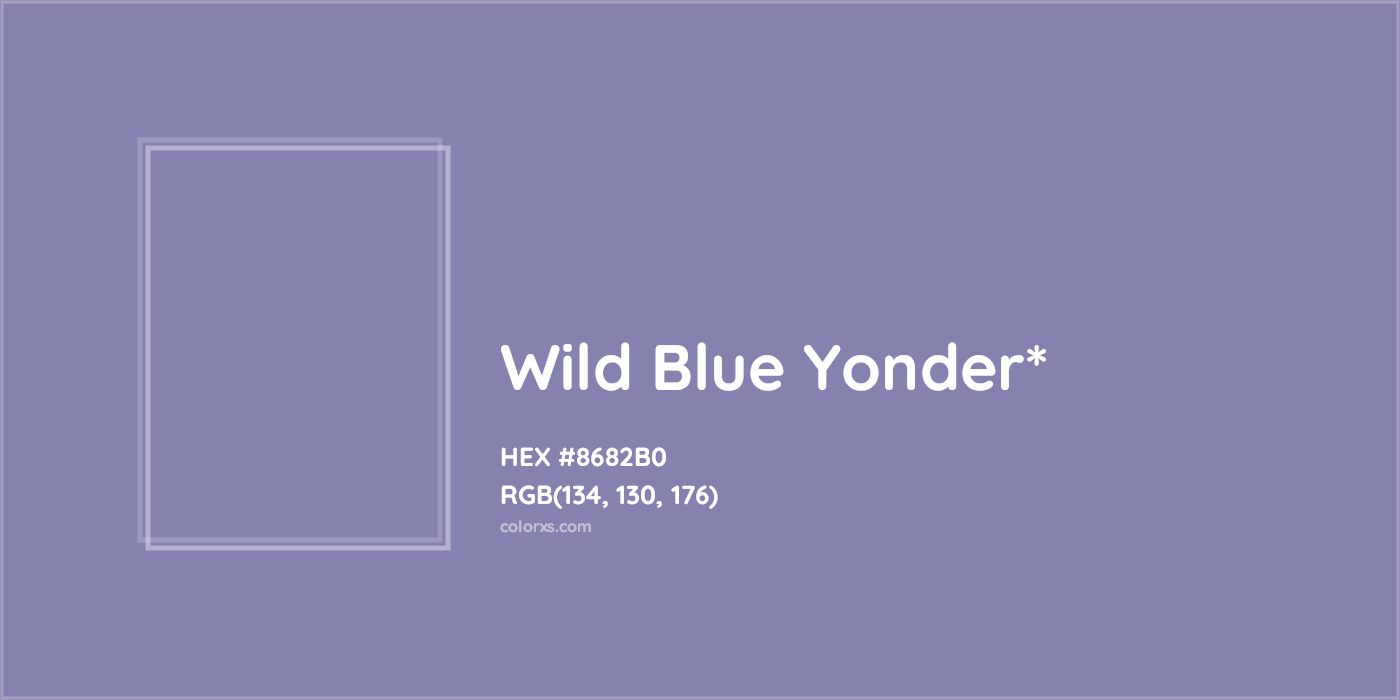 HEX #8682B0 Color Name, Color Code, Palettes, Similar Paints, Images