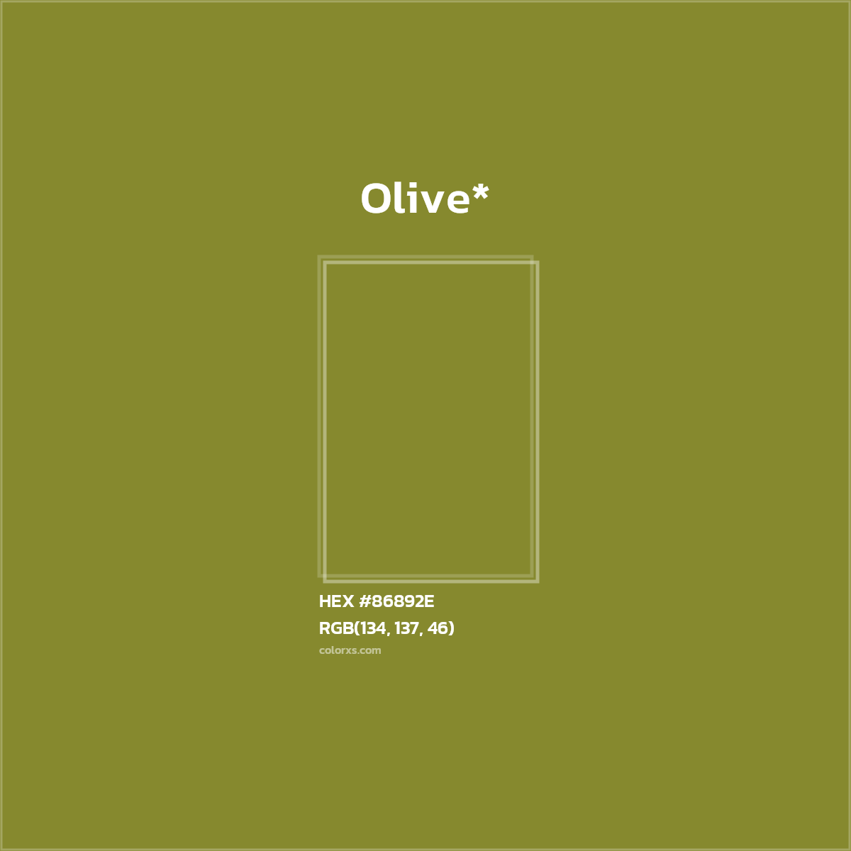 HEX #86892E Color Name, Color Code, Palettes, Similar Paints, Images