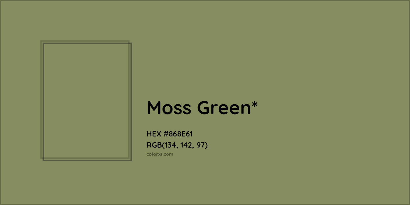 HEX #868E61 Color Name, Color Code, Palettes, Similar Paints, Images