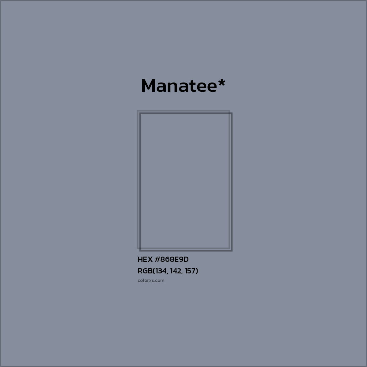 HEX #868E9D Color Name, Color Code, Palettes, Similar Paints, Images