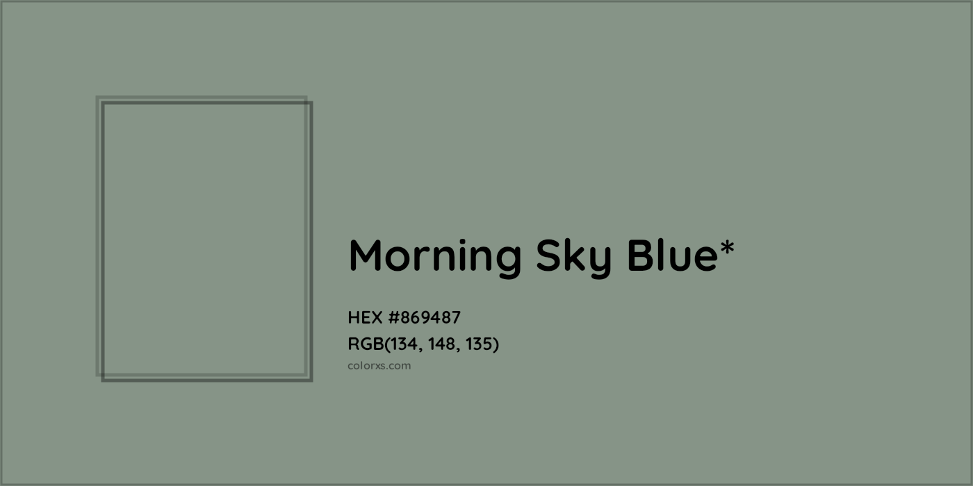 HEX #869487 Color Name, Color Code, Palettes, Similar Paints, Images
