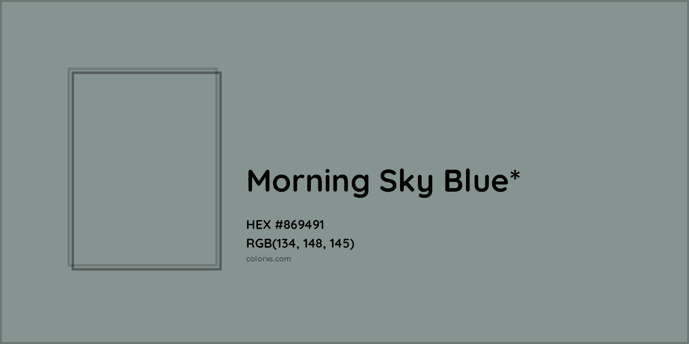 HEX #869491 Color Name, Color Code, Palettes, Similar Paints, Images