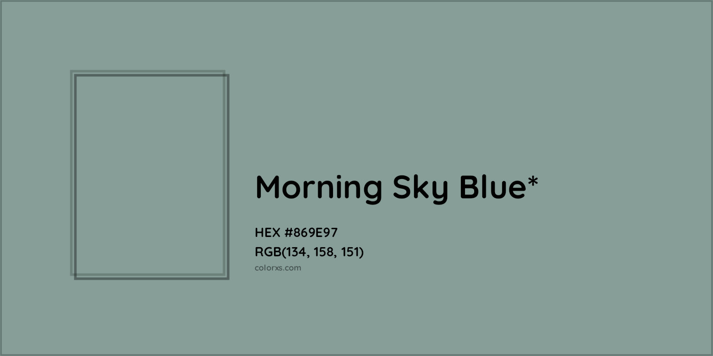 HEX #869E97 Color Name, Color Code, Palettes, Similar Paints, Images