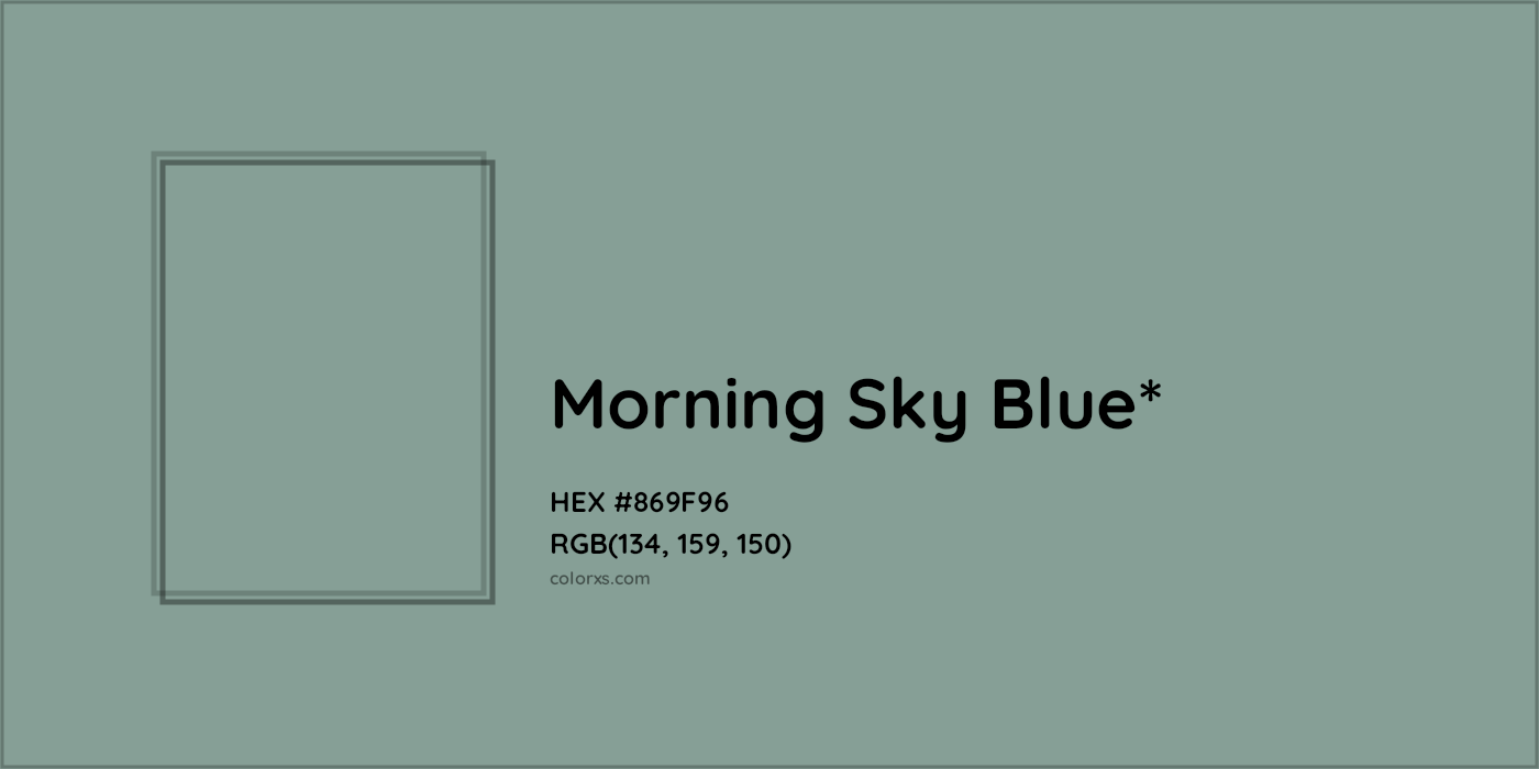 HEX #869F96 Color Name, Color Code, Palettes, Similar Paints, Images
