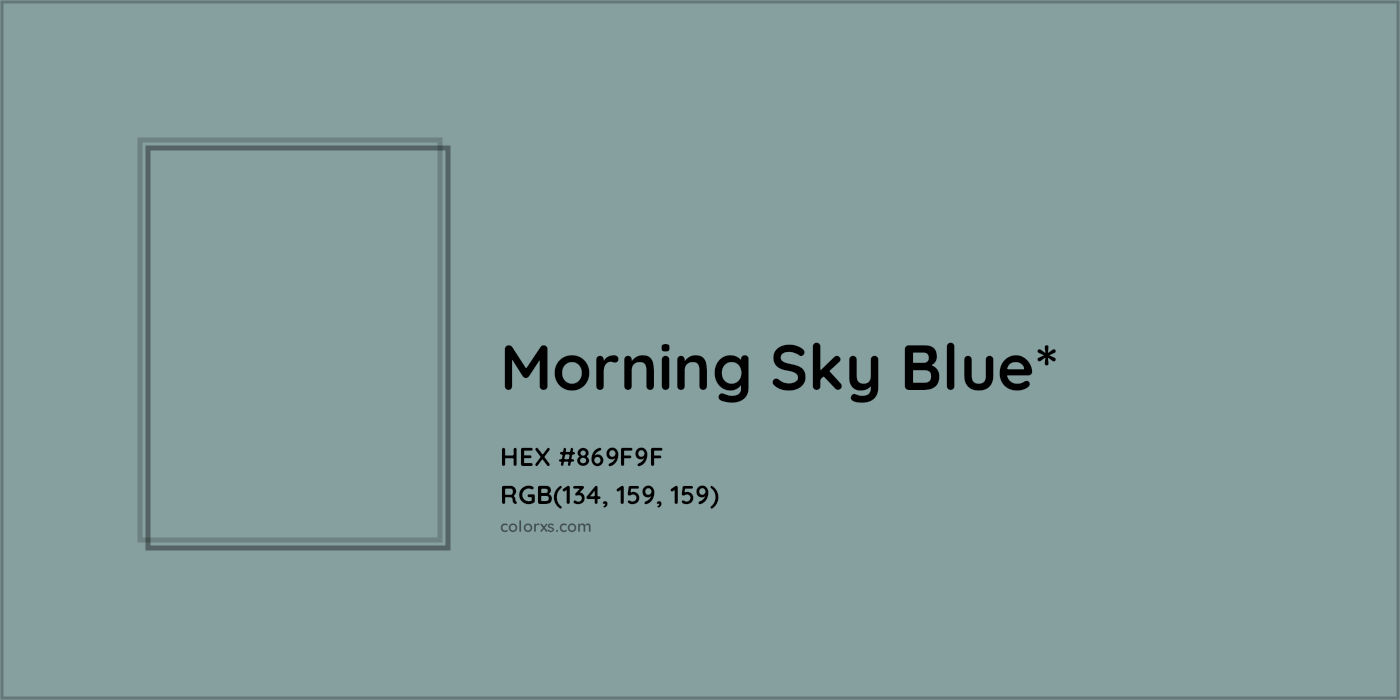 HEX #869F9F Color Name, Color Code, Palettes, Similar Paints, Images