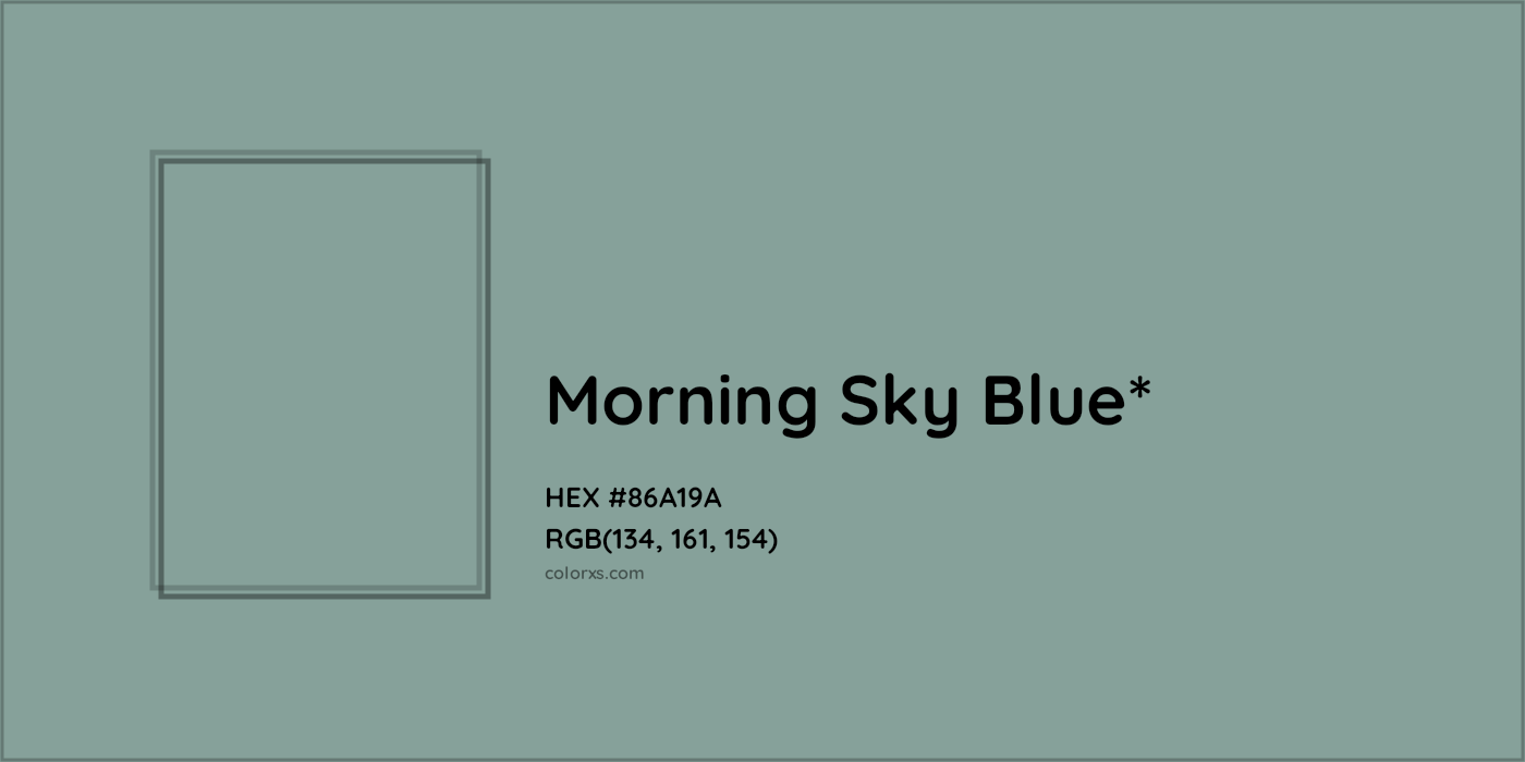 HEX #86A19A Color Name, Color Code, Palettes, Similar Paints, Images
