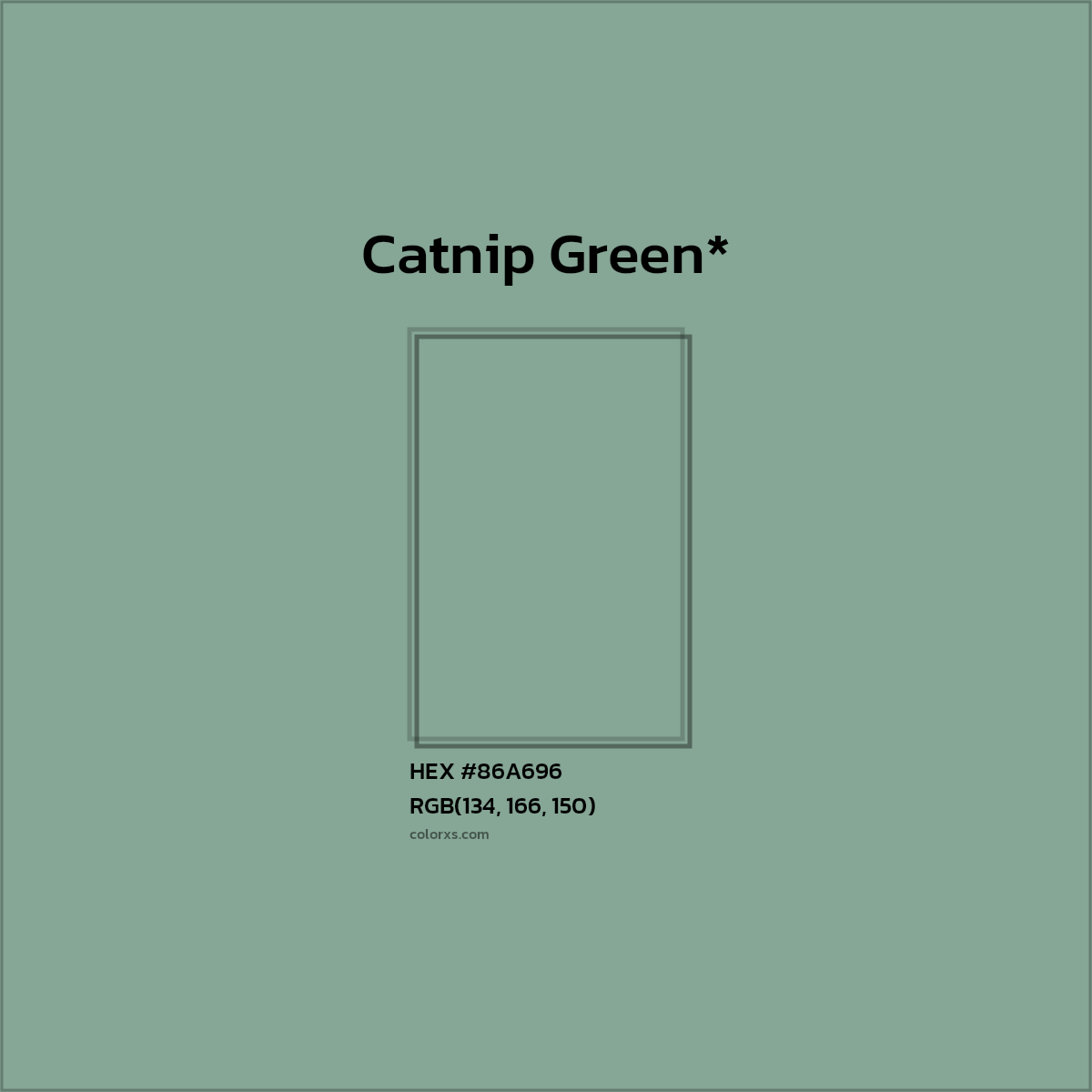 HEX #86A696 Color Name, Color Code, Palettes, Similar Paints, Images