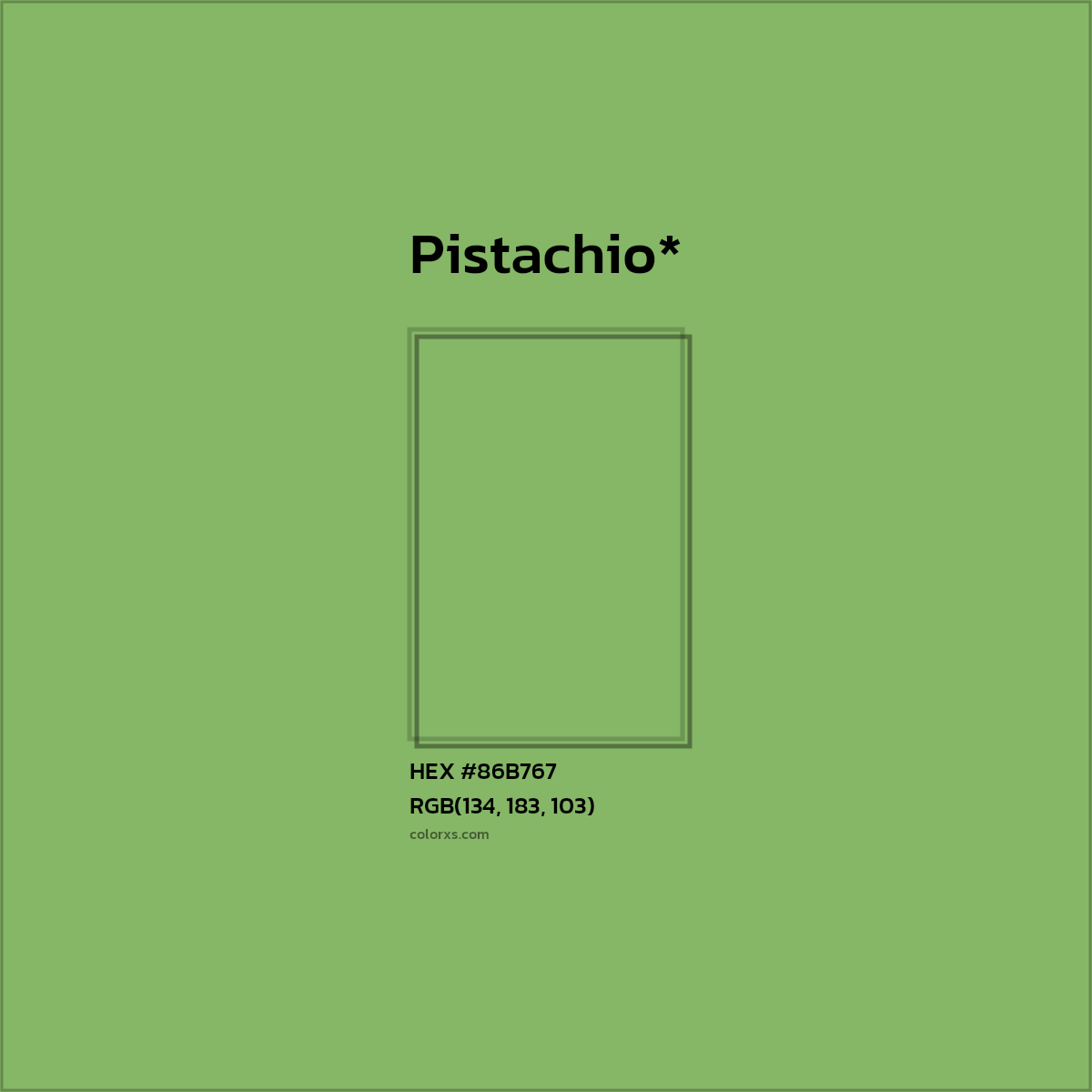 HEX #86B767 Color Name, Color Code, Palettes, Similar Paints, Images