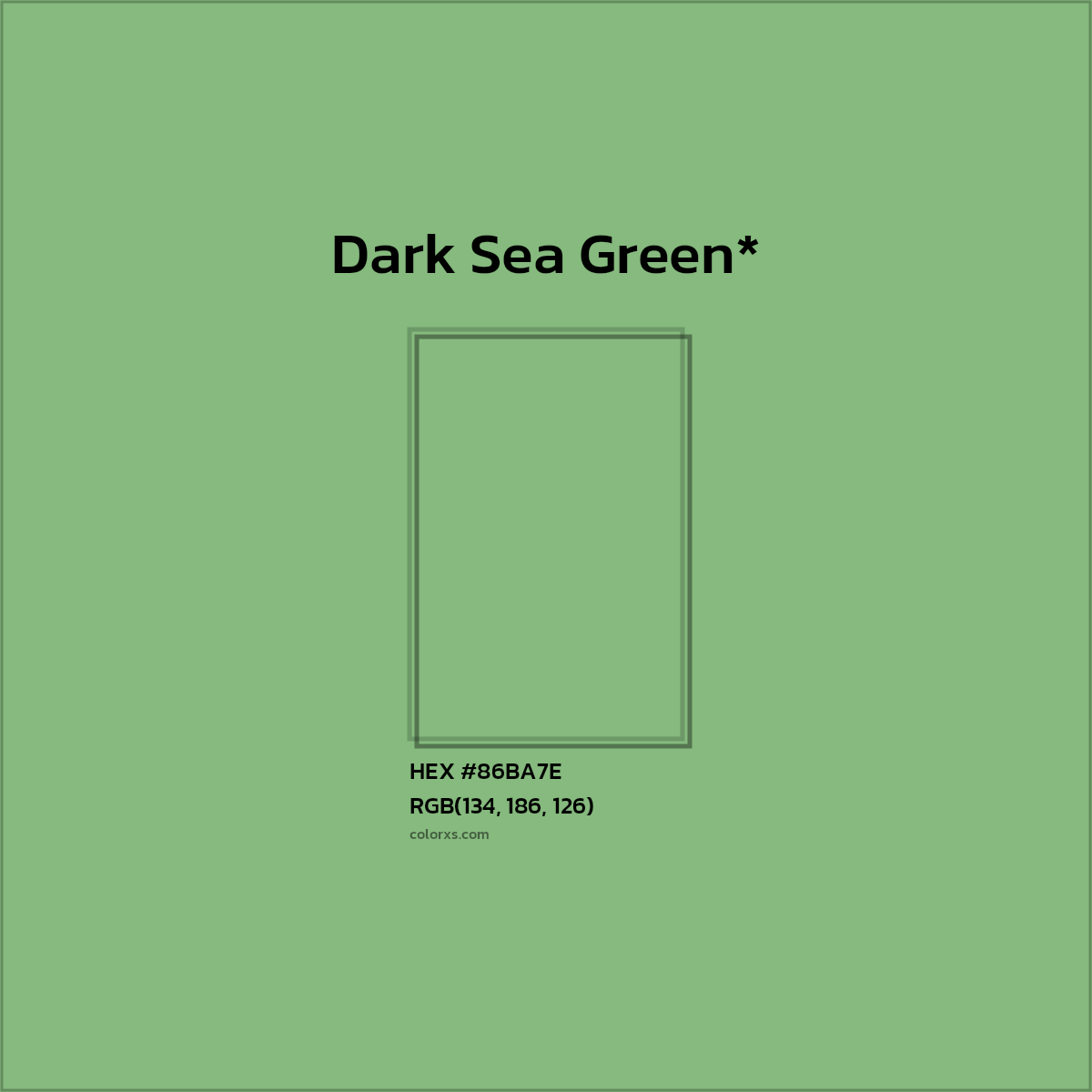 HEX #86BA7E Color Name, Color Code, Palettes, Similar Paints, Images