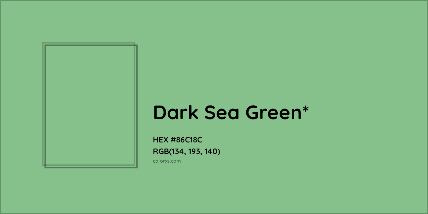 HEX #86C18C Color Name, Color Code, Palettes, Similar Paints, Images
