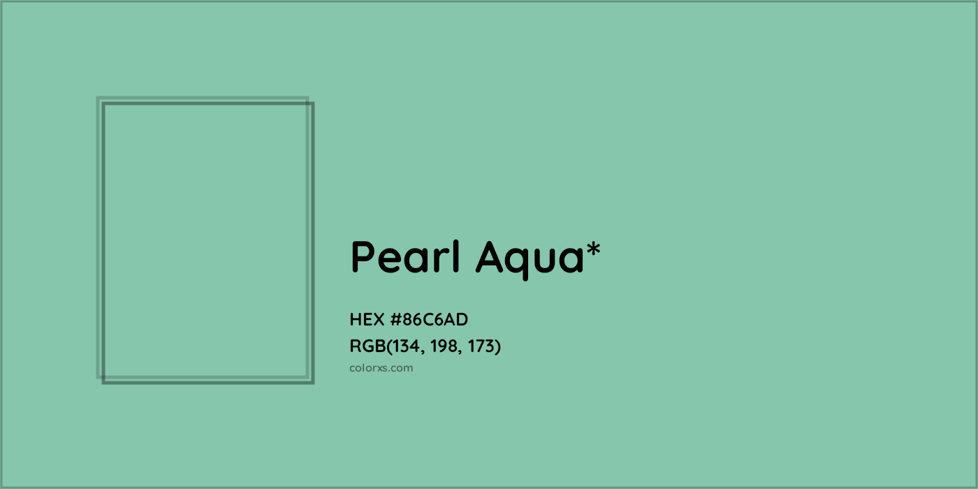 HEX #86C6AD Color Name, Color Code, Palettes, Similar Paints, Images