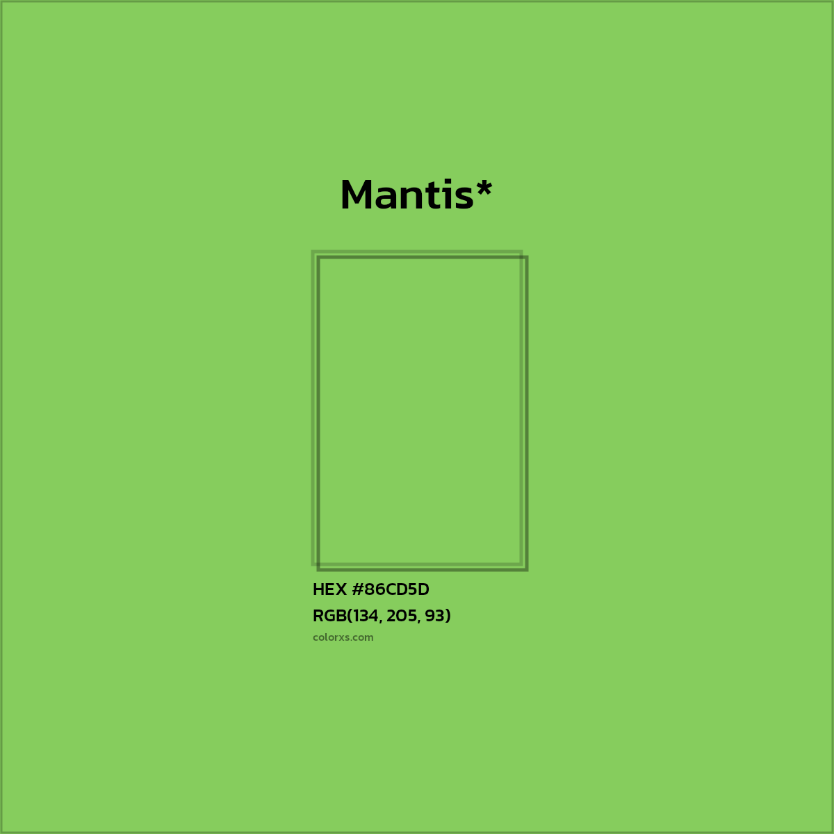 HEX #86CD5D Color Name, Color Code, Palettes, Similar Paints, Images