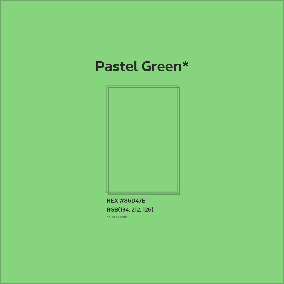 HEX #86D47E Color Name, Color Code, Palettes, Similar Paints, Images