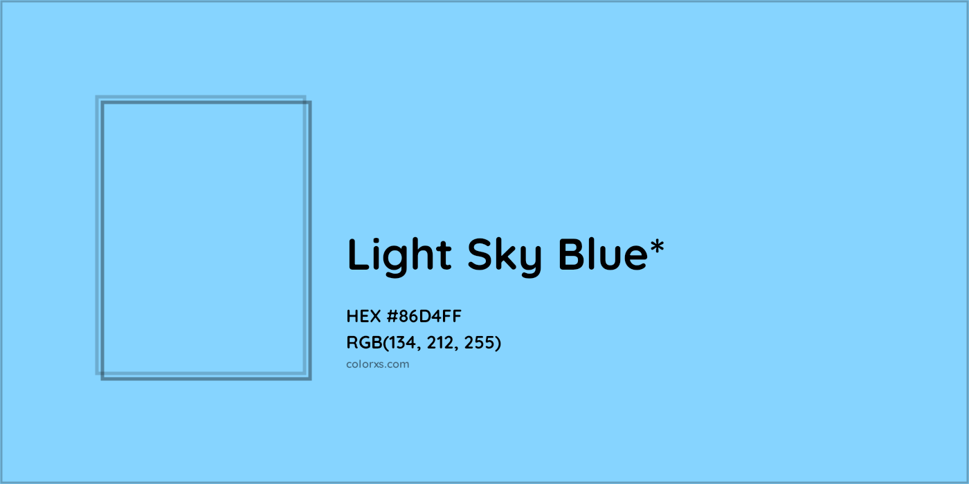 HEX #86D4FF Color Name, Color Code, Palettes, Similar Paints, Images