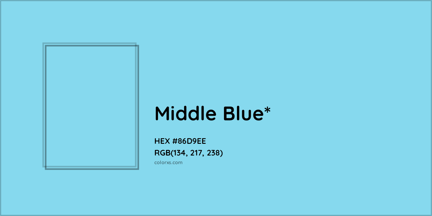 HEX #86D9EE Color Name, Color Code, Palettes, Similar Paints, Images