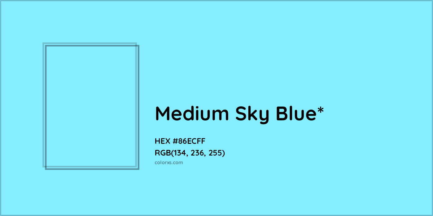 HEX #86ECFF Color Name, Color Code, Palettes, Similar Paints, Images