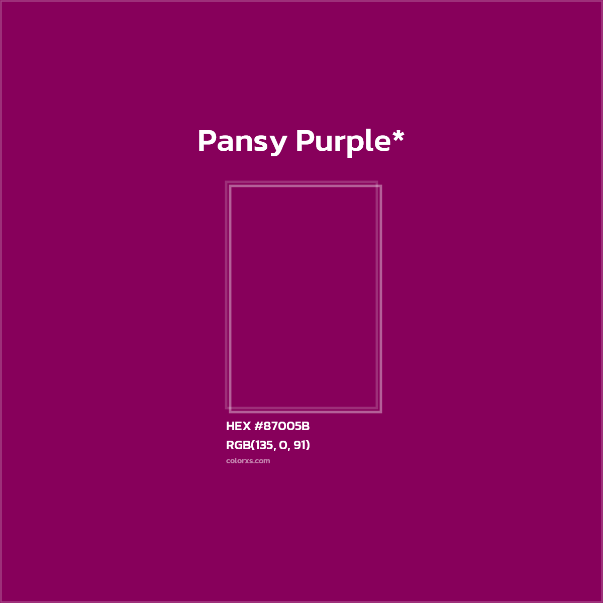 HEX #87005B Color Name, Color Code, Palettes, Similar Paints, Images