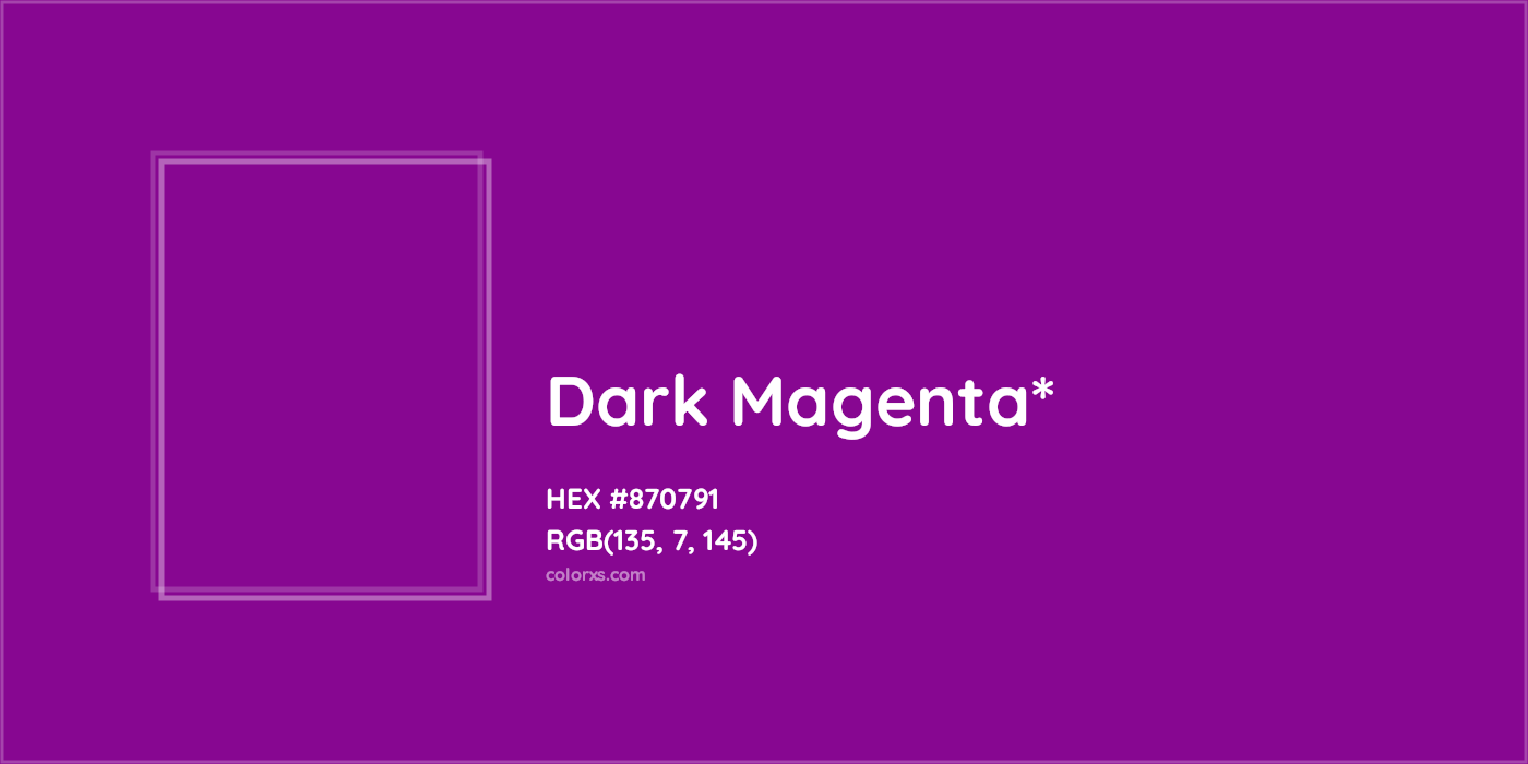 HEX #870791 Color Name, Color Code, Palettes, Similar Paints, Images