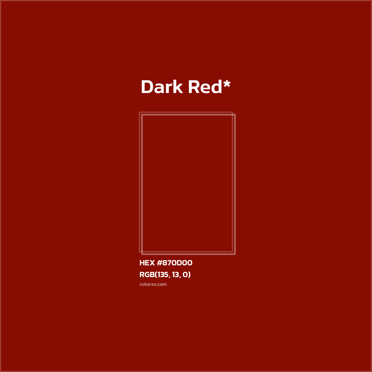 HEX #870D00 Color Name, Color Code, Palettes, Similar Paints, Images