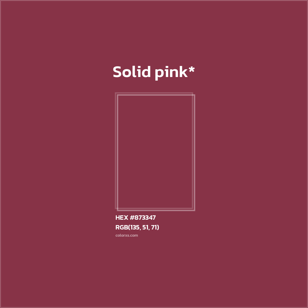 HEX #873347 Color Name, Color Code, Palettes, Similar Paints, Images