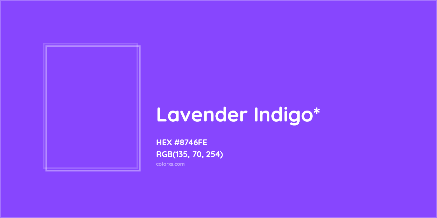 HEX #8746FE Color Name, Color Code, Palettes, Similar Paints, Images