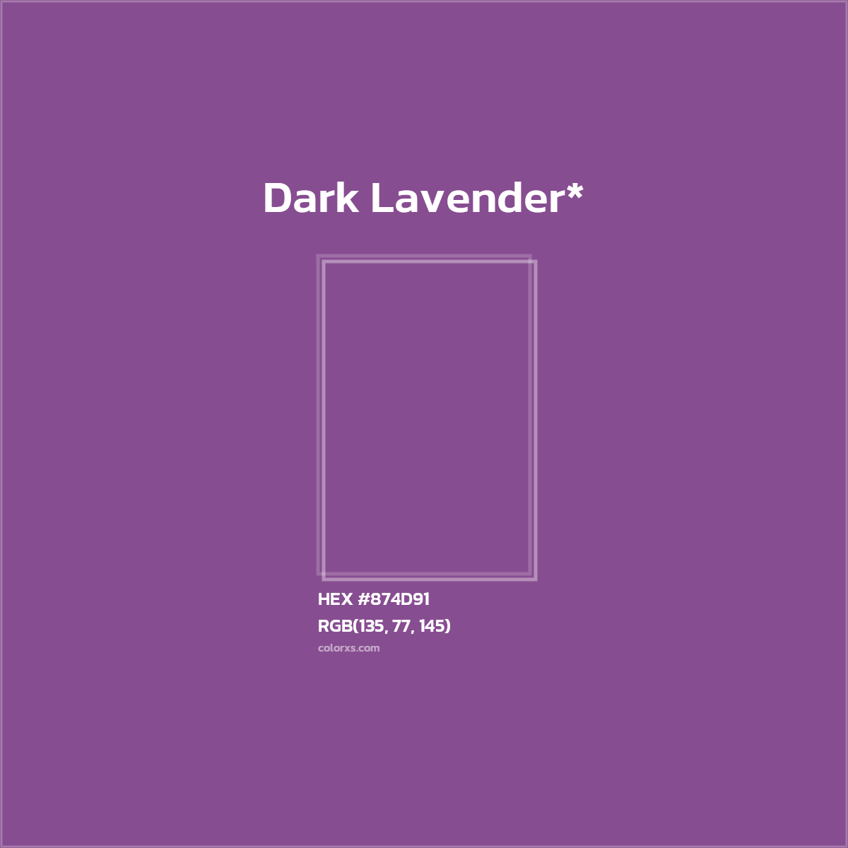 HEX #874D91 Color Name, Color Code, Palettes, Similar Paints, Images