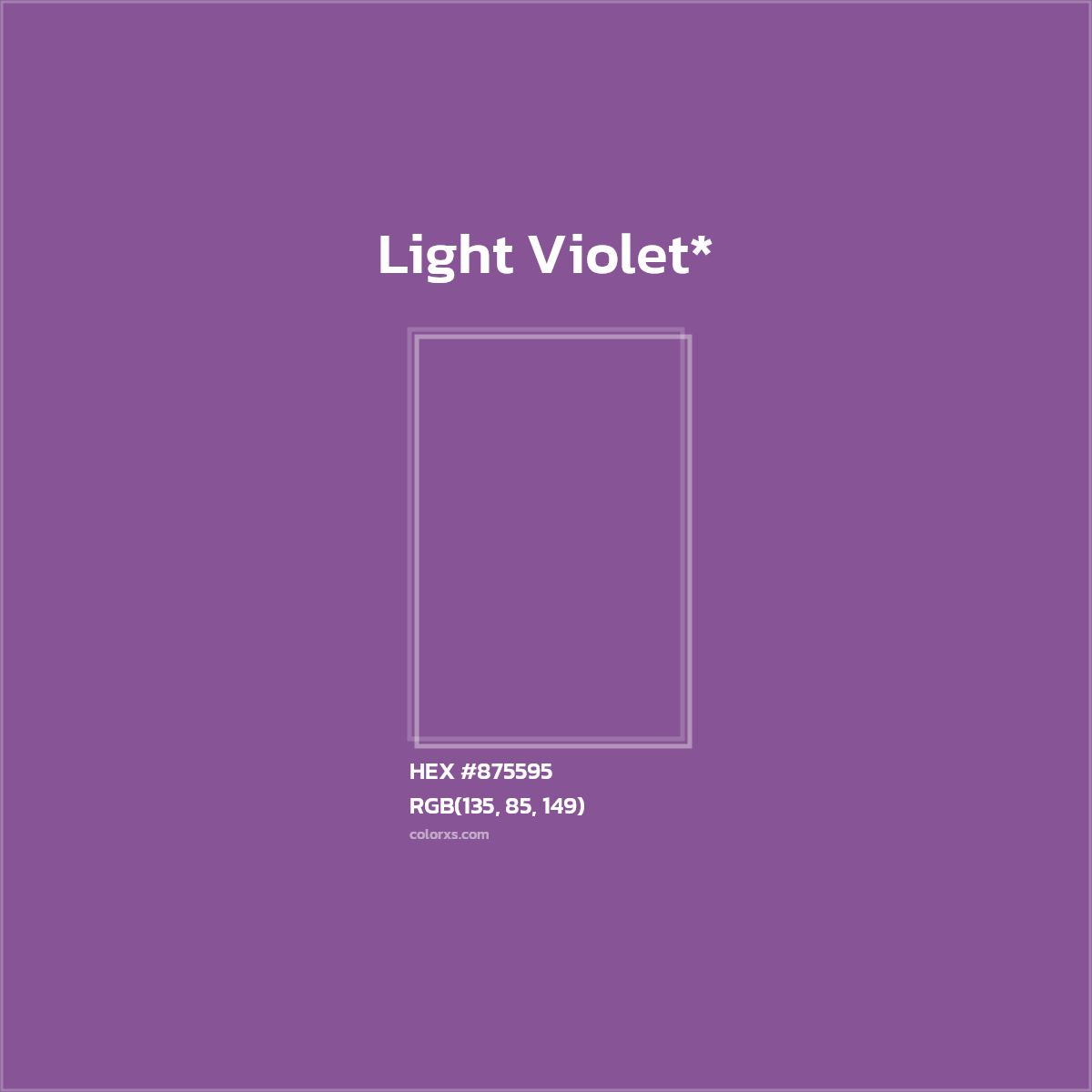HEX #875595 Color Name, Color Code, Palettes, Similar Paints, Images