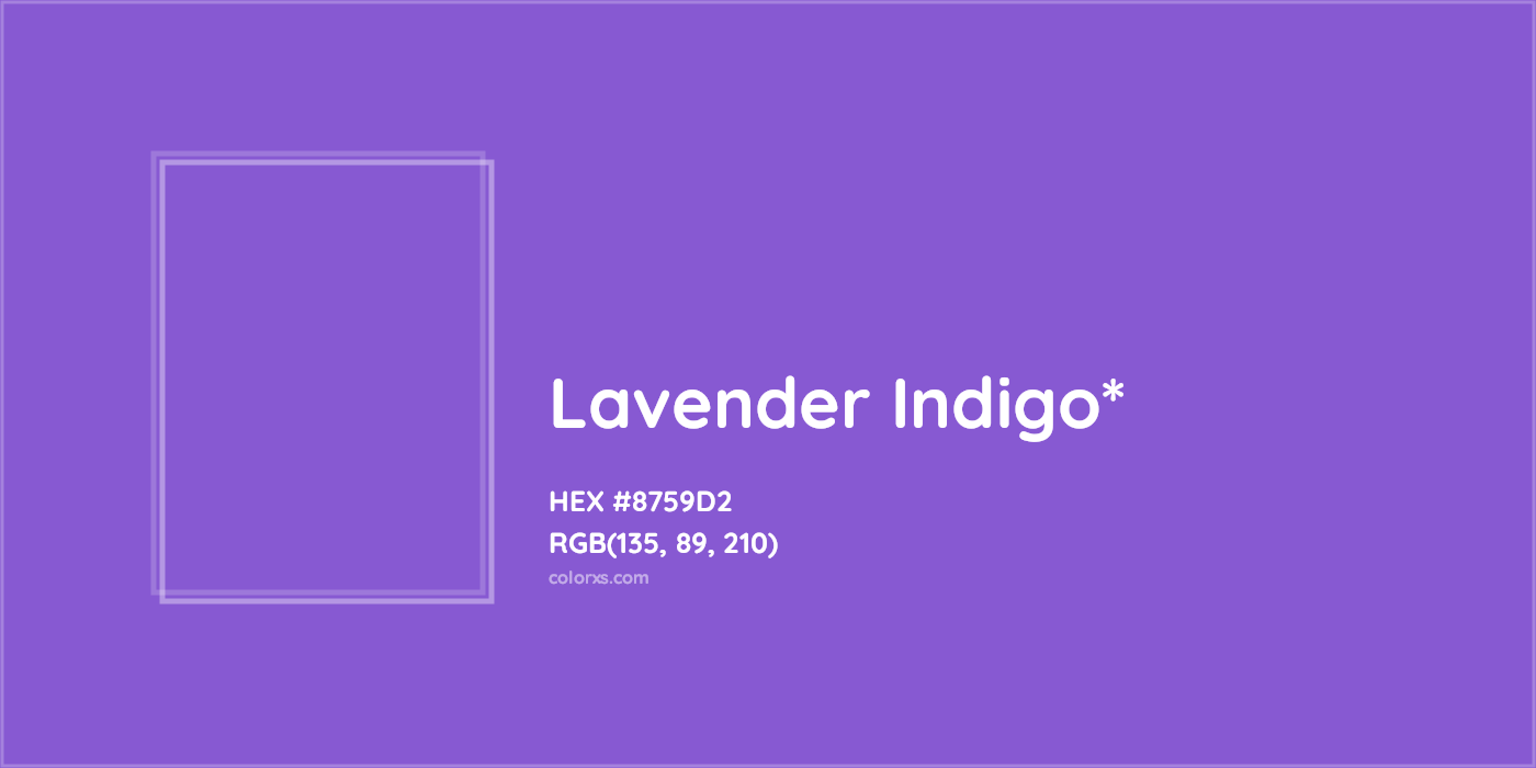 HEX #8759D2 Color Name, Color Code, Palettes, Similar Paints, Images