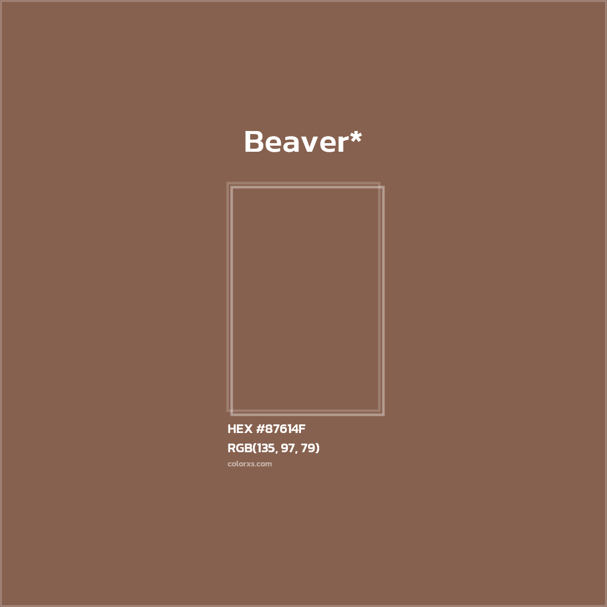 HEX #87614F Color Name, Color Code, Palettes, Similar Paints, Images