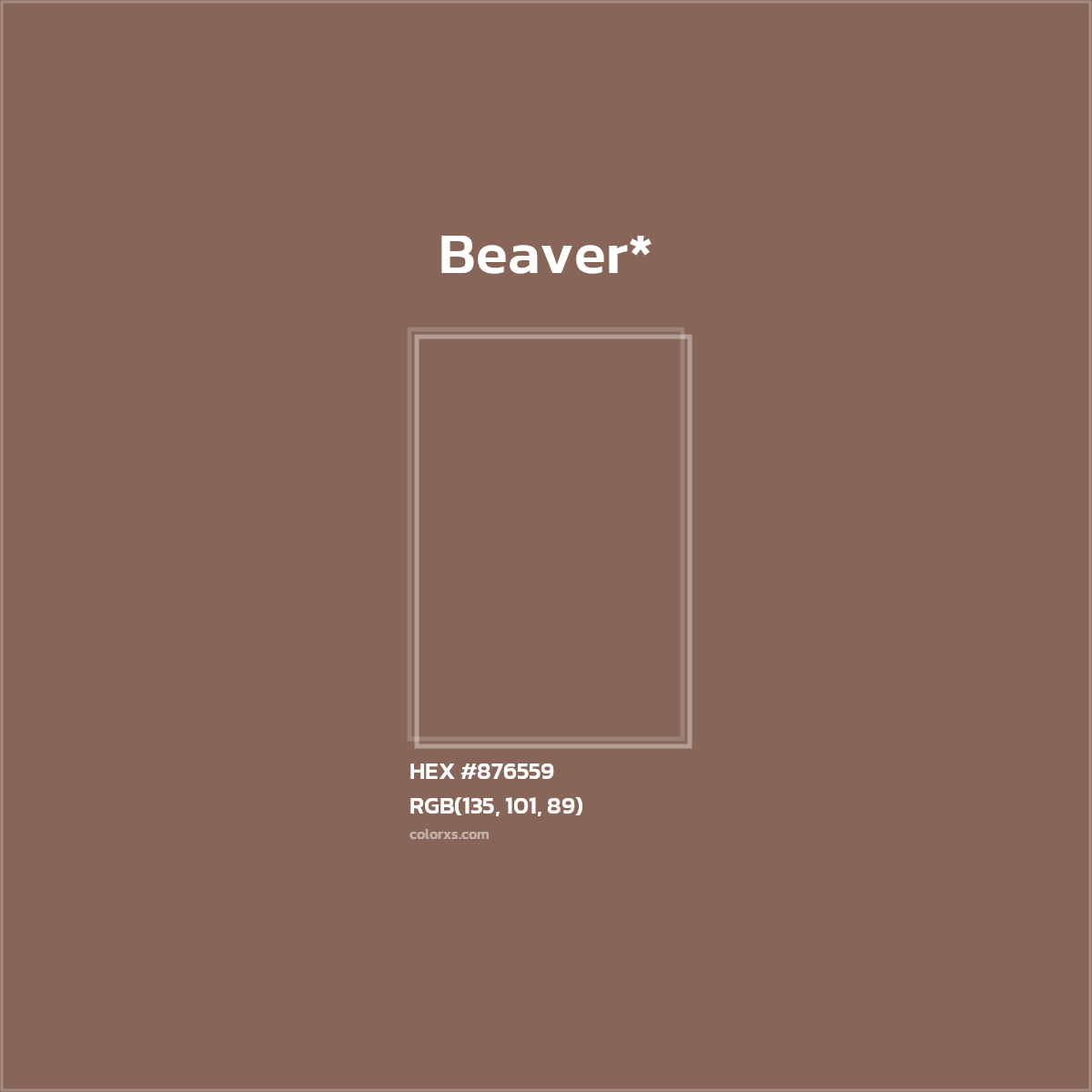 HEX #876559 Color Name, Color Code, Palettes, Similar Paints, Images