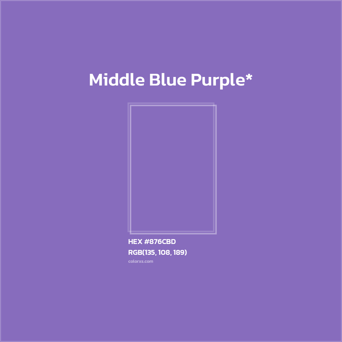 HEX #876CBD Color Name, Color Code, Palettes, Similar Paints, Images