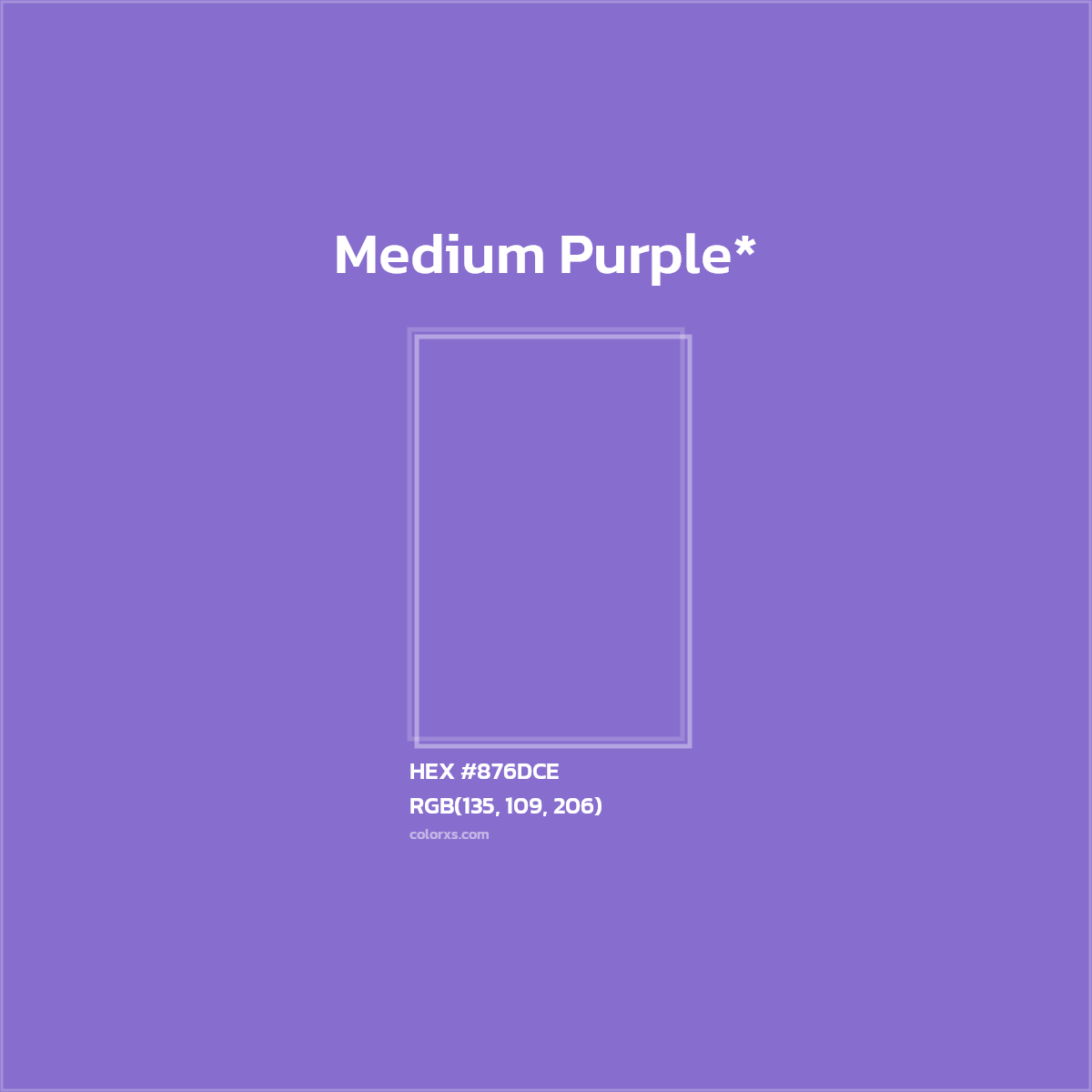 HEX #876DCE Color Name, Color Code, Palettes, Similar Paints, Images