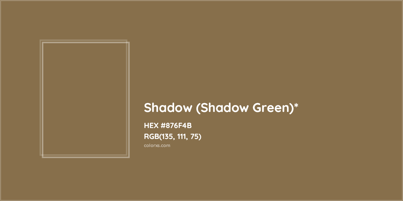 HEX #876F4B Color Name, Color Code, Palettes, Similar Paints, Images