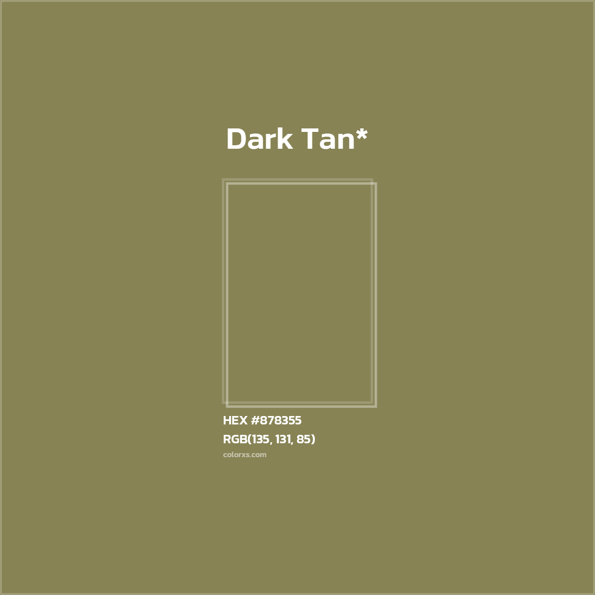 HEX #878355 Color Name, Color Code, Palettes, Similar Paints, Images