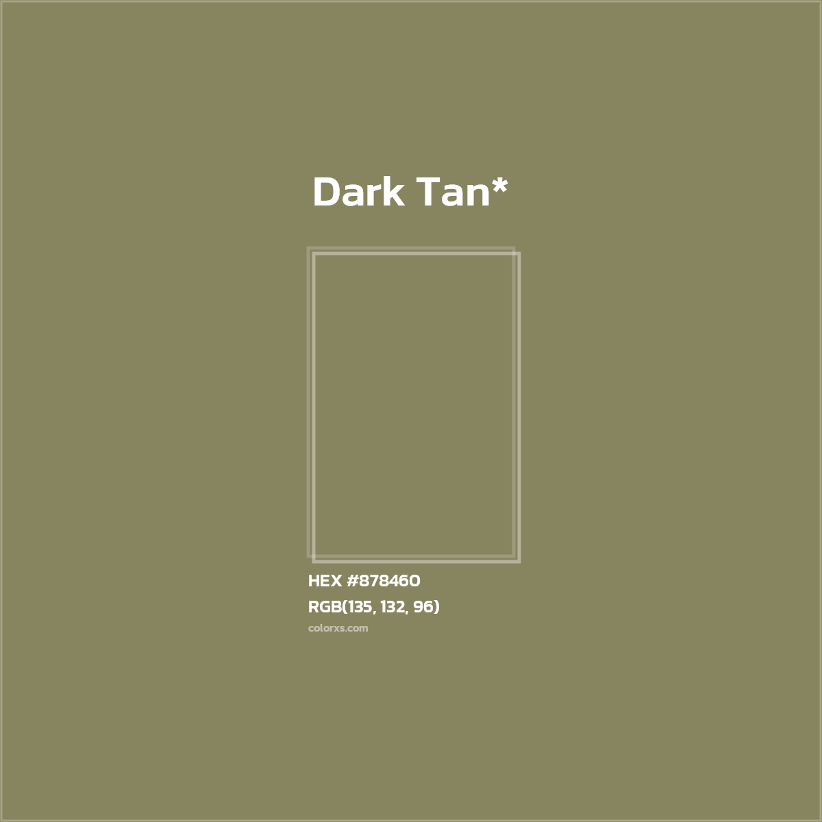 HEX #878460 Color Name, Color Code, Palettes, Similar Paints, Images