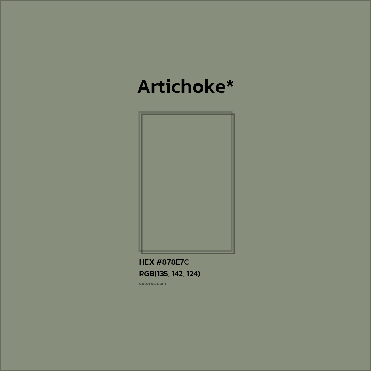 HEX #878E7C Color Name, Color Code, Palettes, Similar Paints, Images