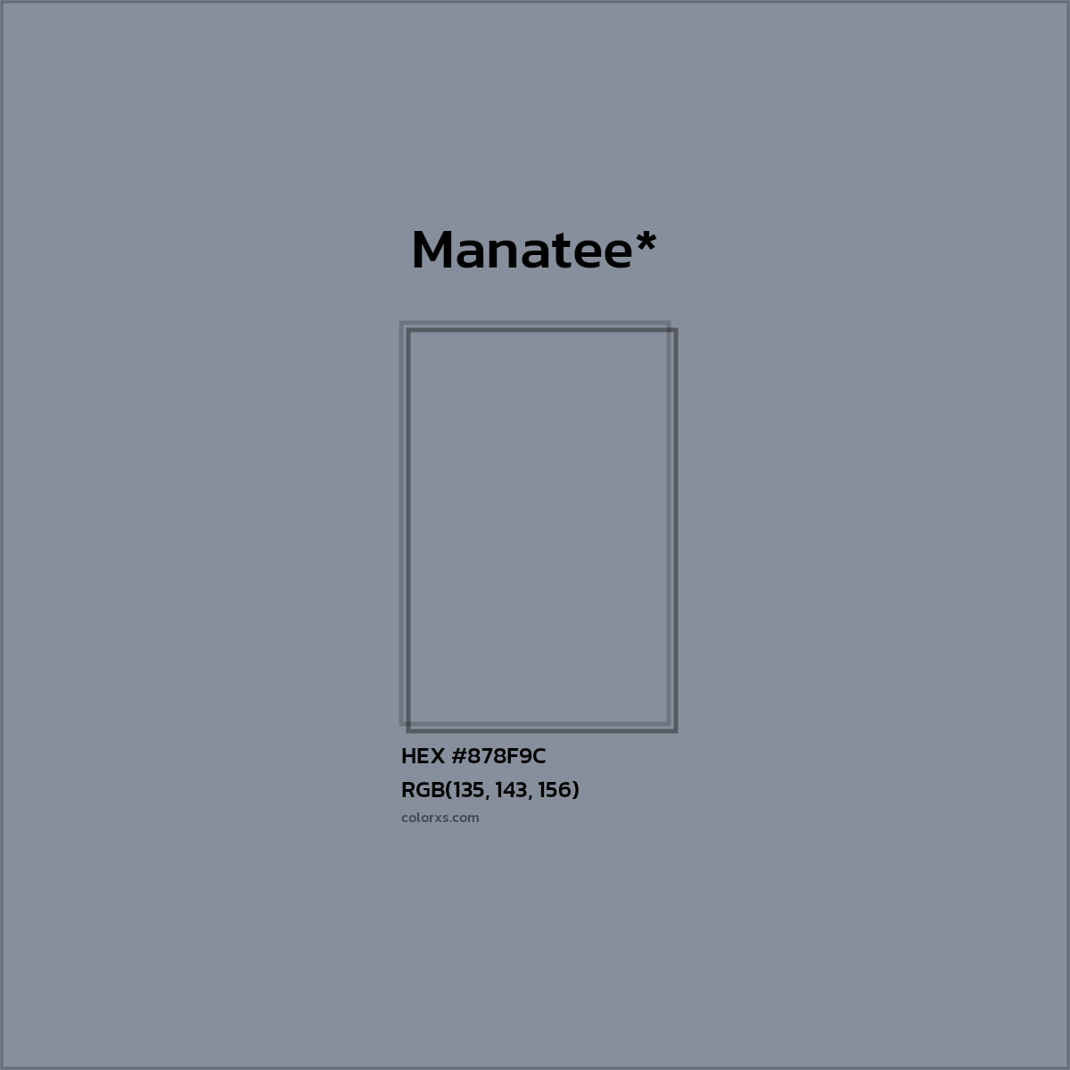 HEX #878F9C Color Name, Color Code, Palettes, Similar Paints, Images
