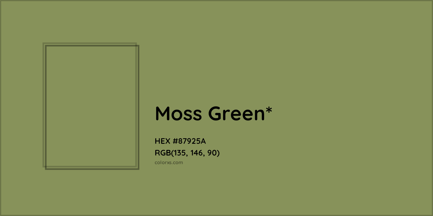 HEX #87925A Color Name, Color Code, Palettes, Similar Paints, Images
