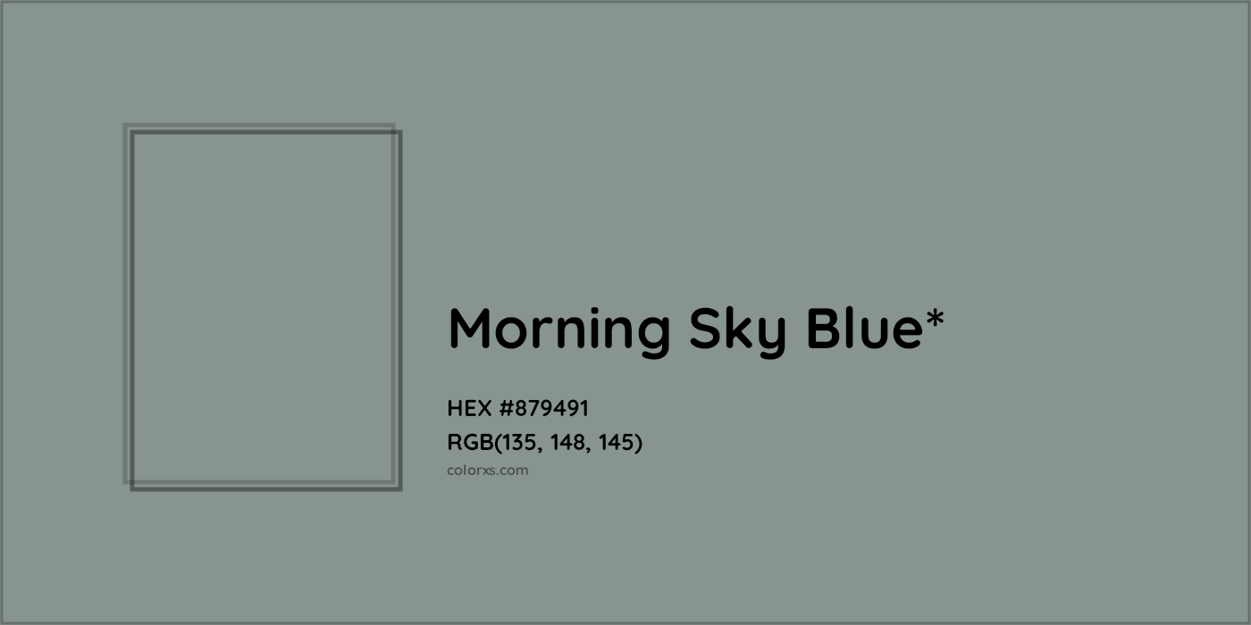 HEX #879491 Color Name, Color Code, Palettes, Similar Paints, Images