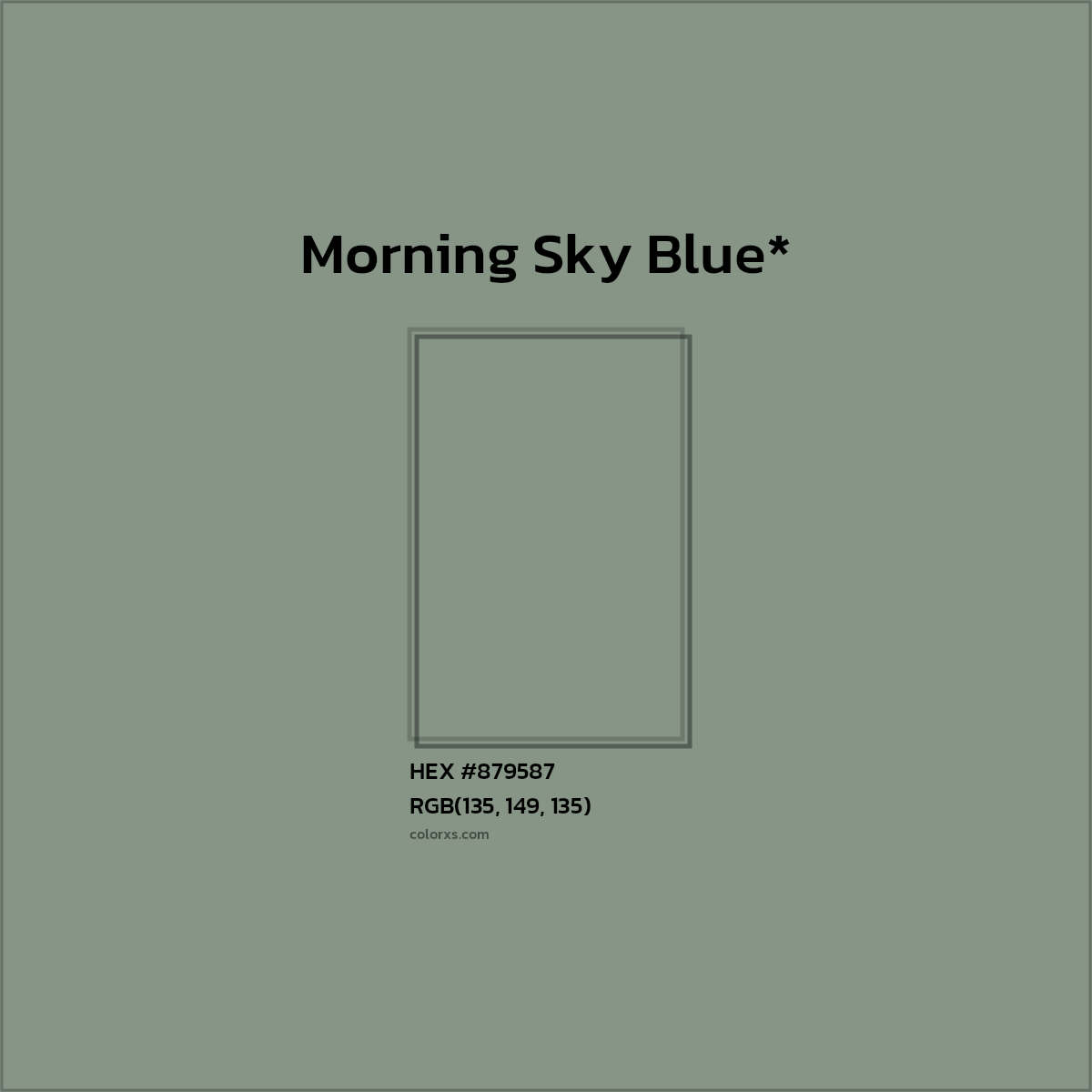 HEX #879587 Color Name, Color Code, Palettes, Similar Paints, Images