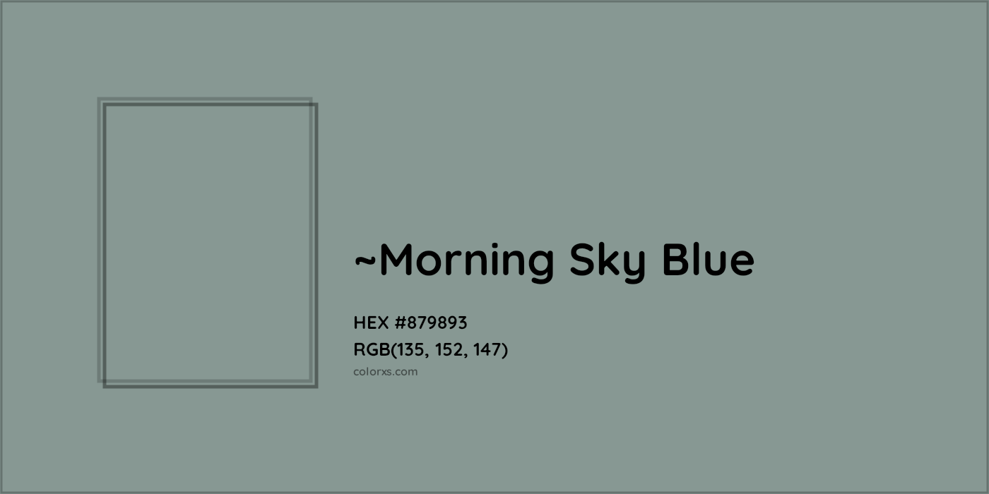 HEX #879893 Color Name, Color Code, Palettes, Similar Paints, Images