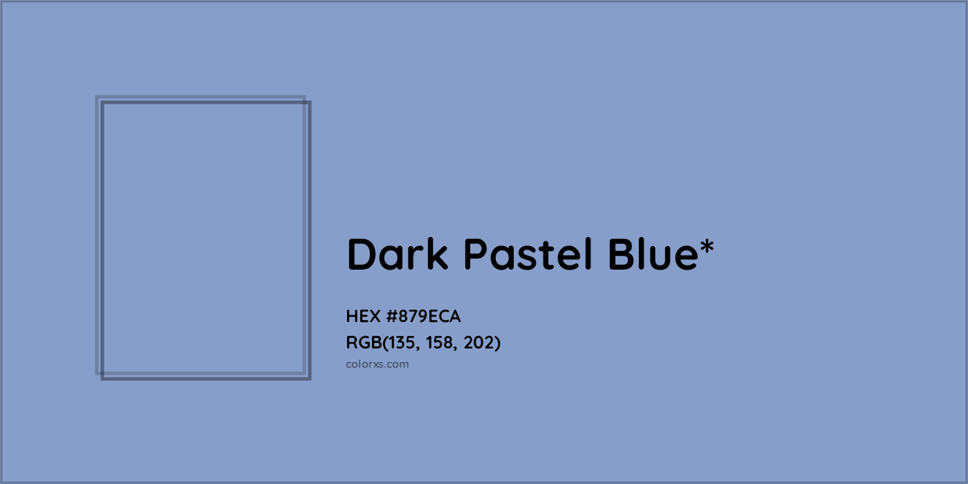 HEX #879ECA Color Name, Color Code, Palettes, Similar Paints, Images